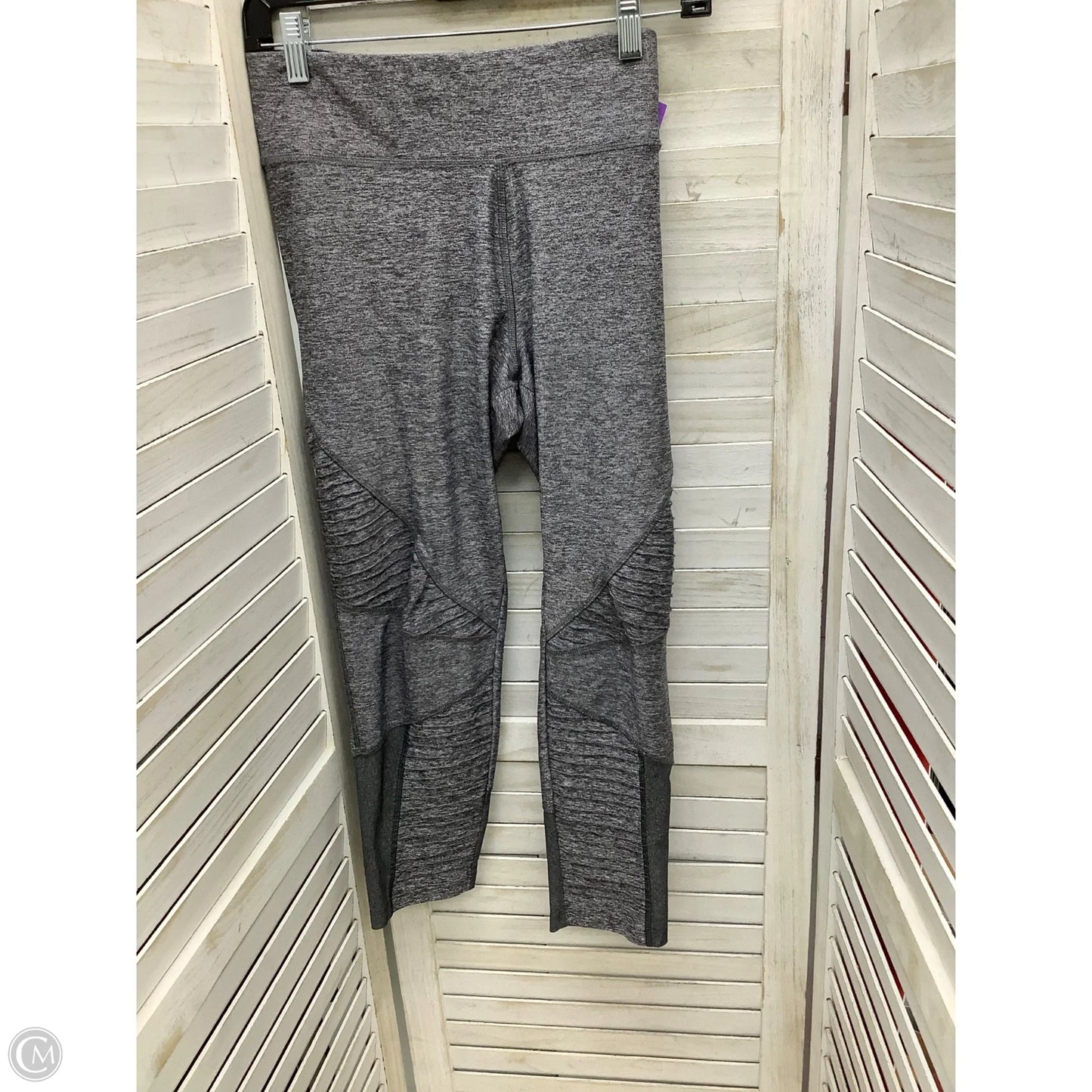 Athletic Leggings By Pink In Grey, Size: L