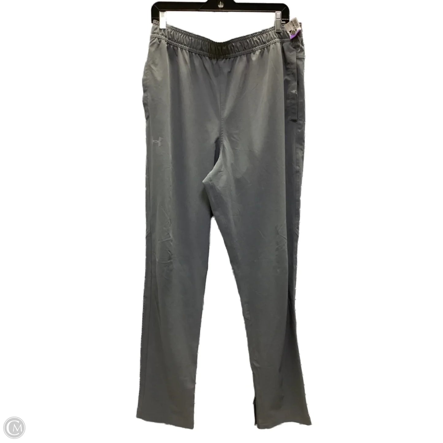 Athletic Pants By Under Armour In Grey, Size: L