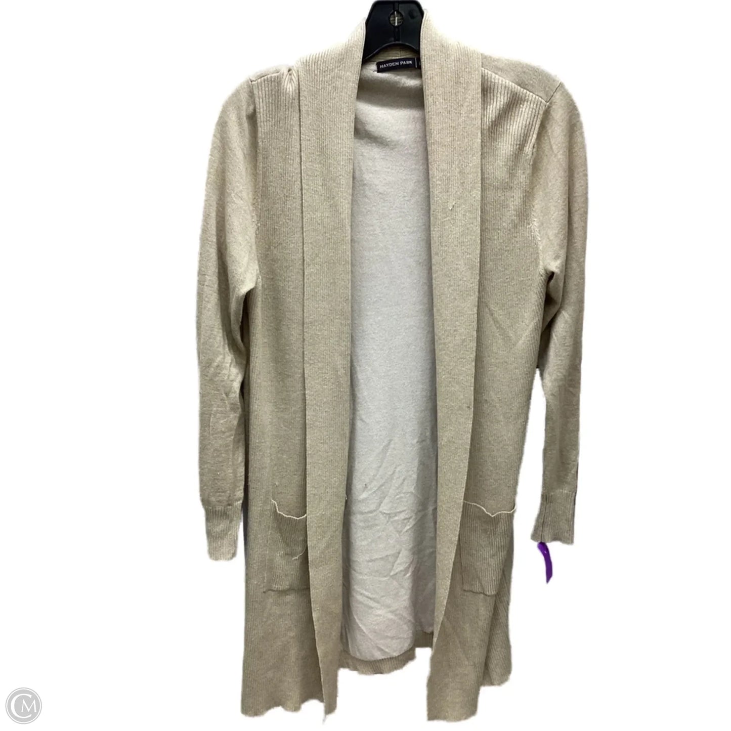 Cardigan By Clothes Mentor In Gold, Size: L