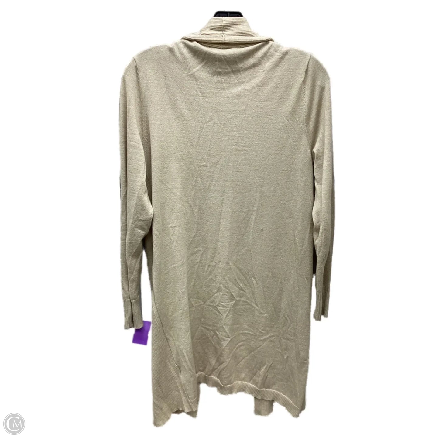 Cardigan By Clothes Mentor In Gold, Size: L
