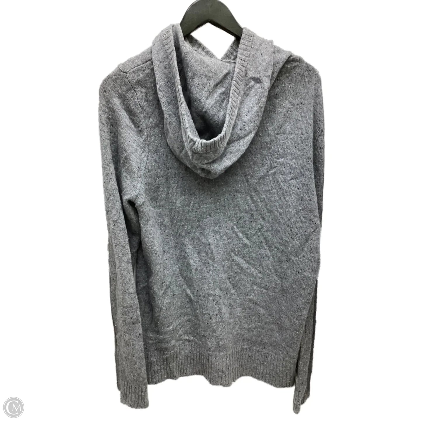 Sweatshirt Hoodie By Garnet Hill In Grey, Size: S