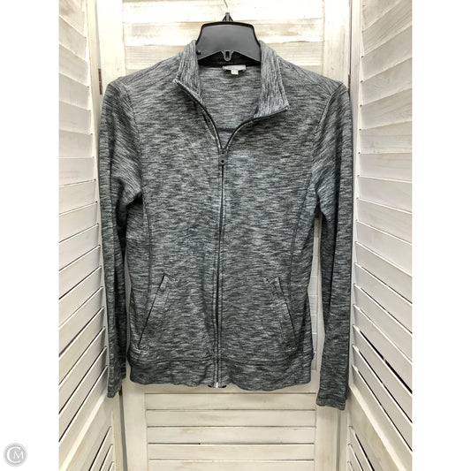 Athletic Jacket By Talbots In Grey, Size: S