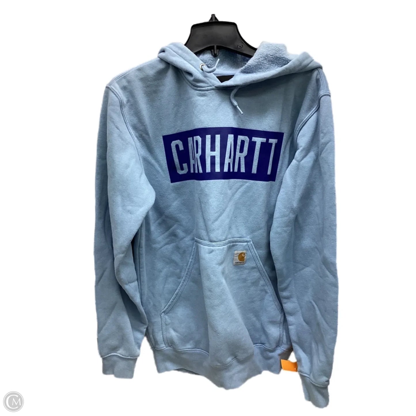 Sweatshirt Hoodie By Carhartt In Blue, Size: S