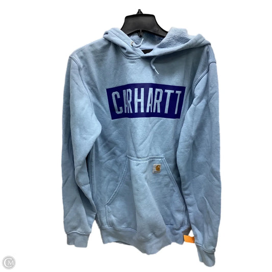 Sweatshirt Hoodie By Carhartt In Blue, Size: S