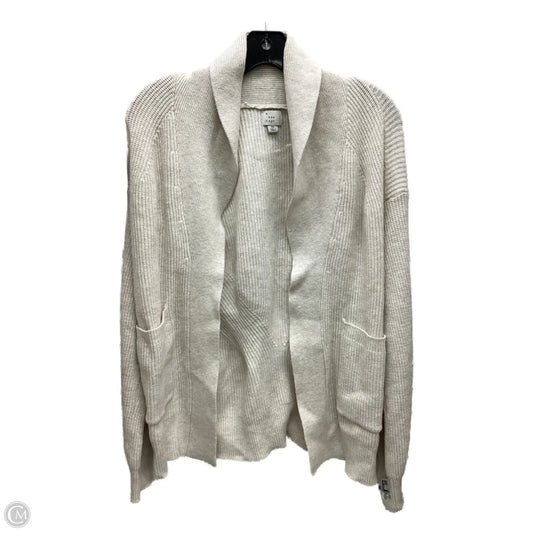 Sweater Cardigan By A New Day In Cream, Size: Xs