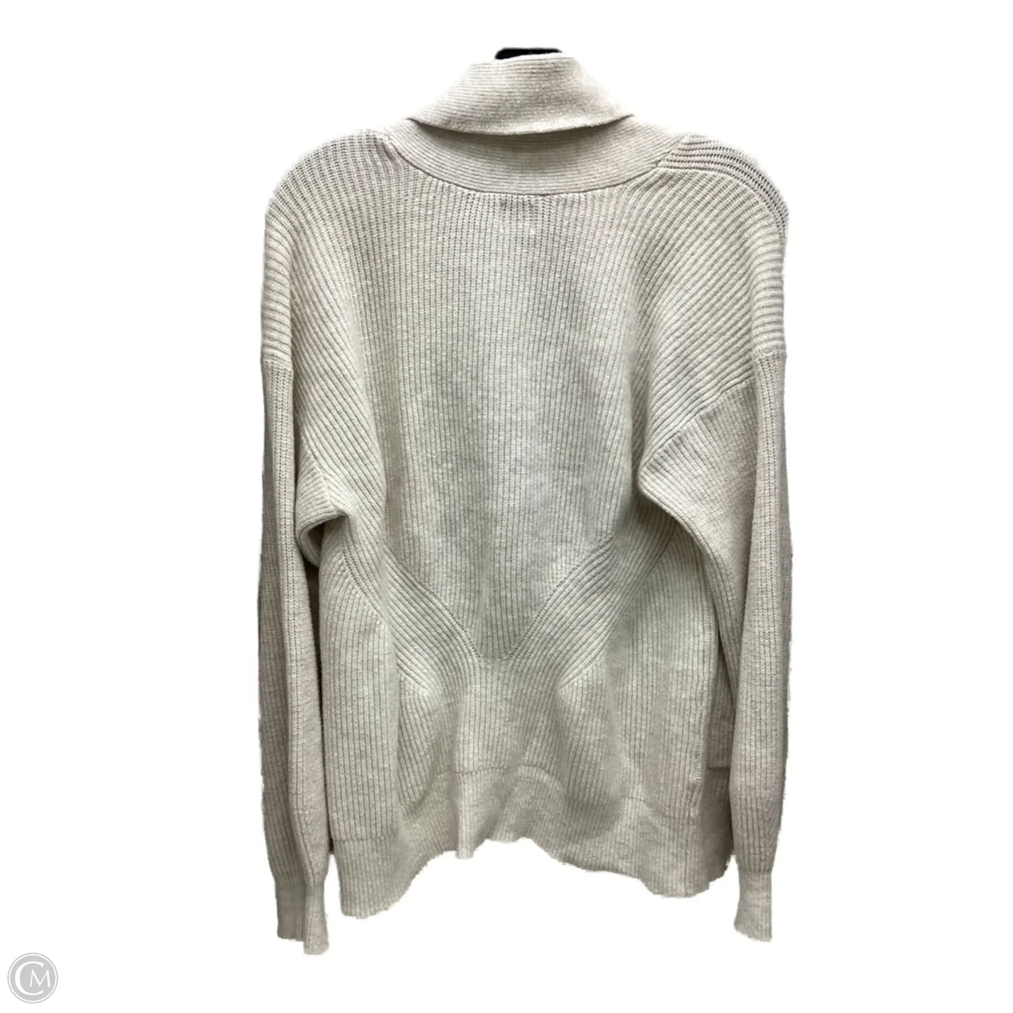 Sweater Cardigan By A New Day In Cream, Size: Xs