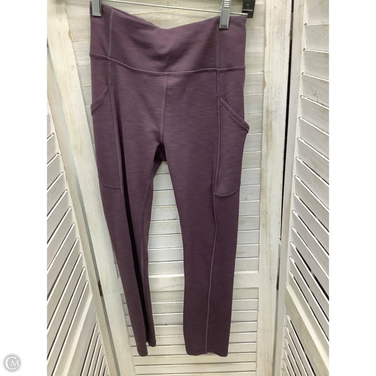 Athletic Leggings By Lululemon In Purple, Size: 4