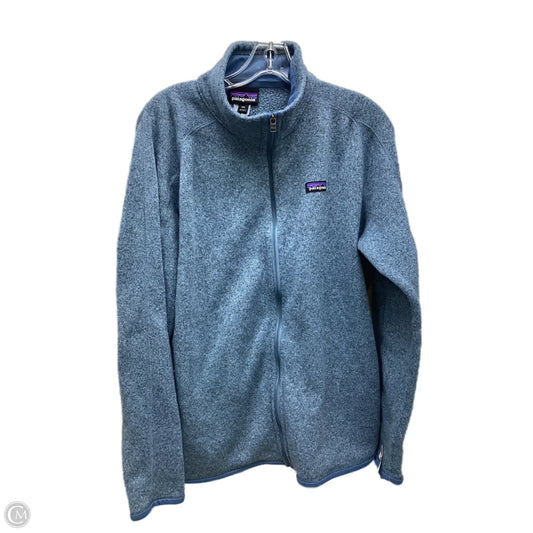 Jacket Fleece By Patagonia In Blue, Size: Xxl