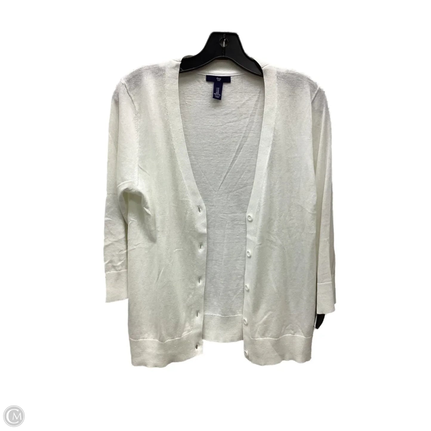 Cardigan By Gap In Ivory, Size: M
