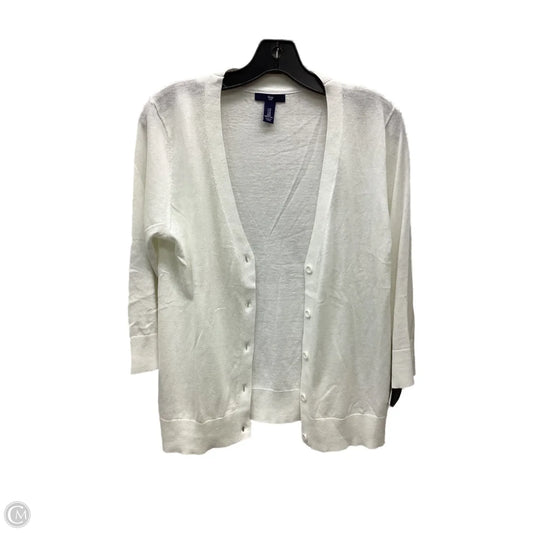 Cardigan By Gap In Ivory, Size: M