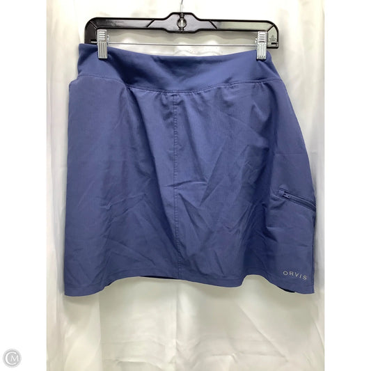 Athletic Skort By Orvis In Blue, Size: Xl