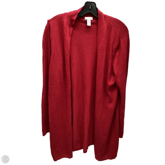 Cardigan By Chicos In Red, Size: L