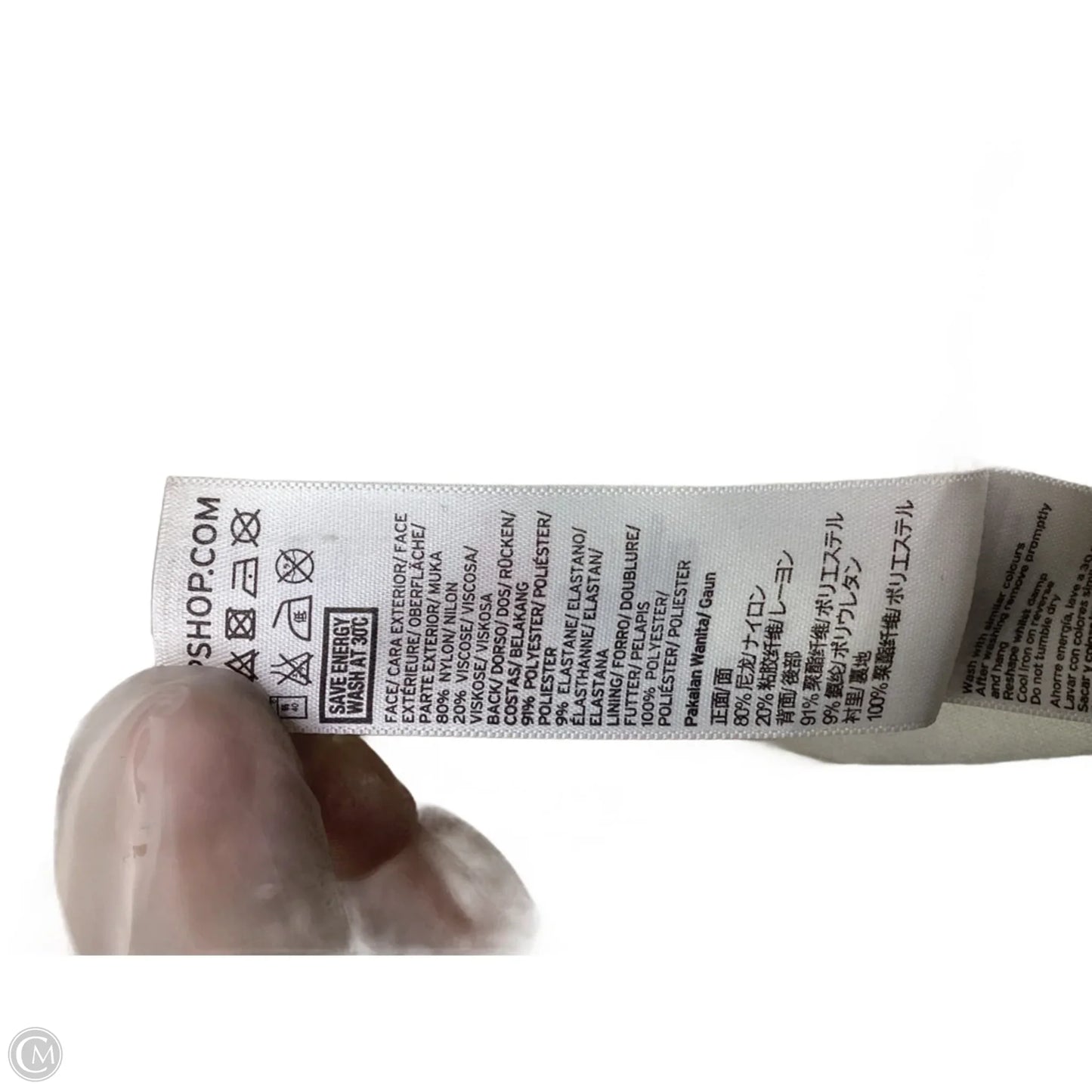 Dress Casual Midi By Topshop In Ivory, Size: 10