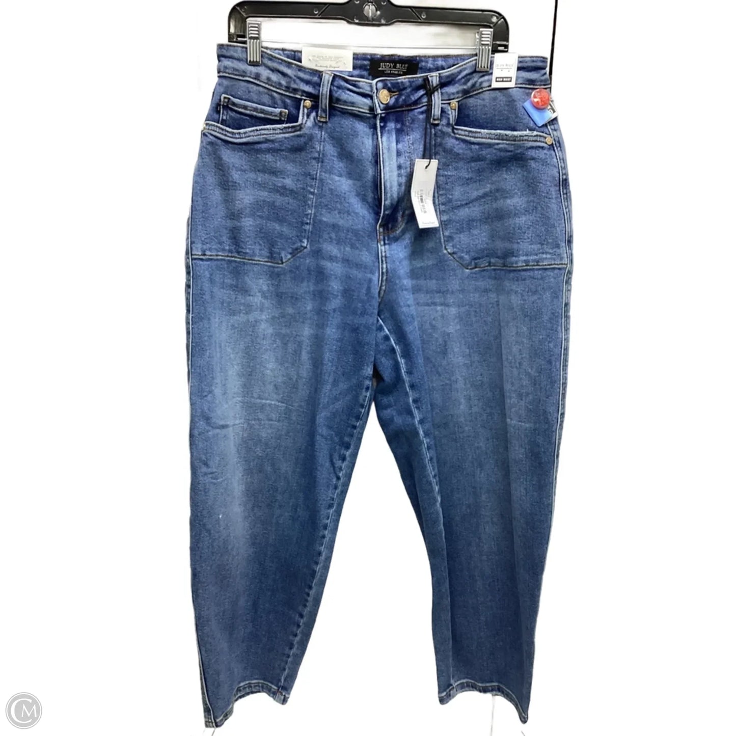 Jeans Wide Leg By Judy Blue In Blue Denim, Size: 16