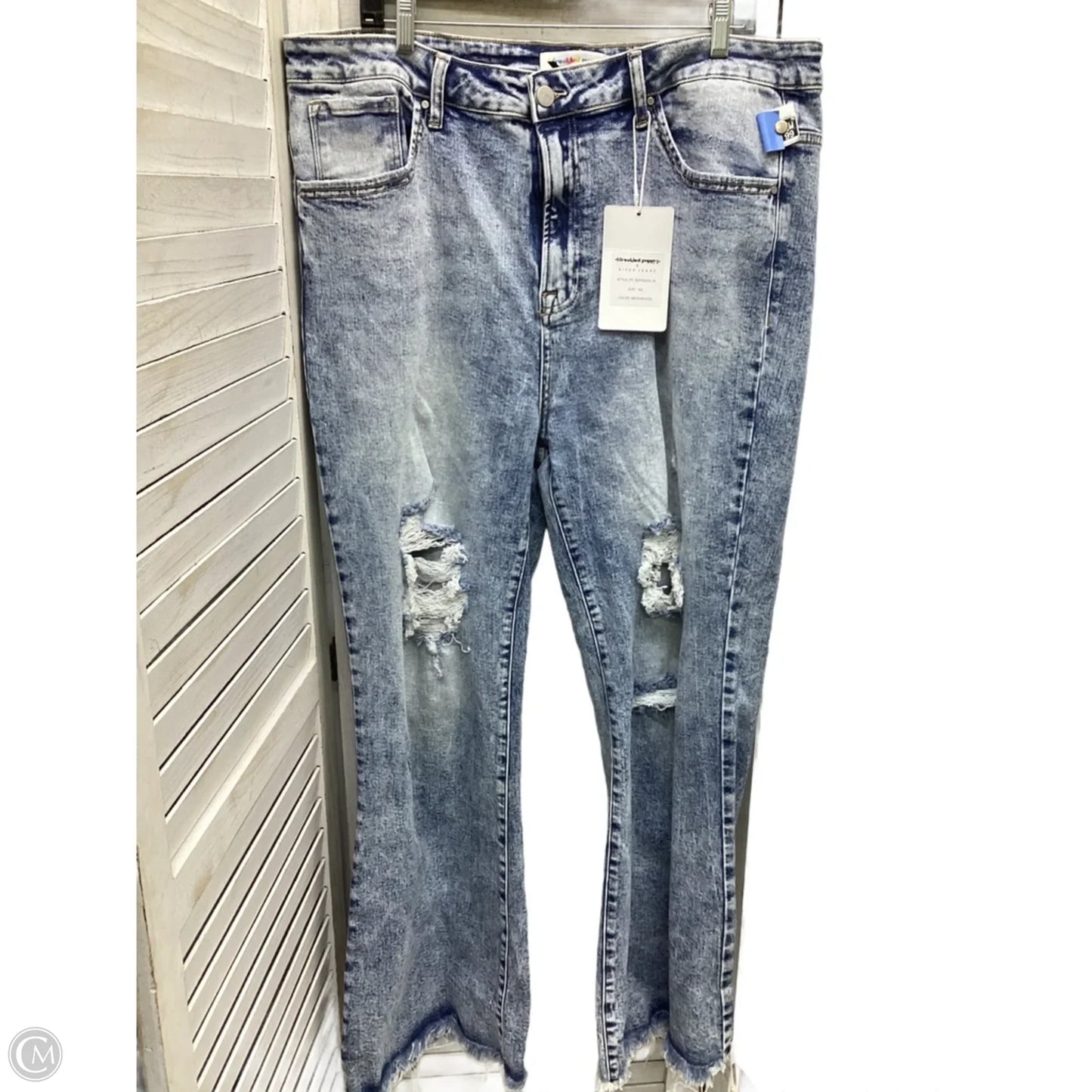 Jeans Boot Cut By Risen In Blue Denim, Size: 3x