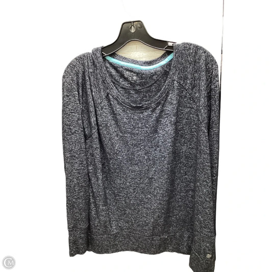 Top Long Sleeve By Calvin Klein In Grey, Size: Xxl