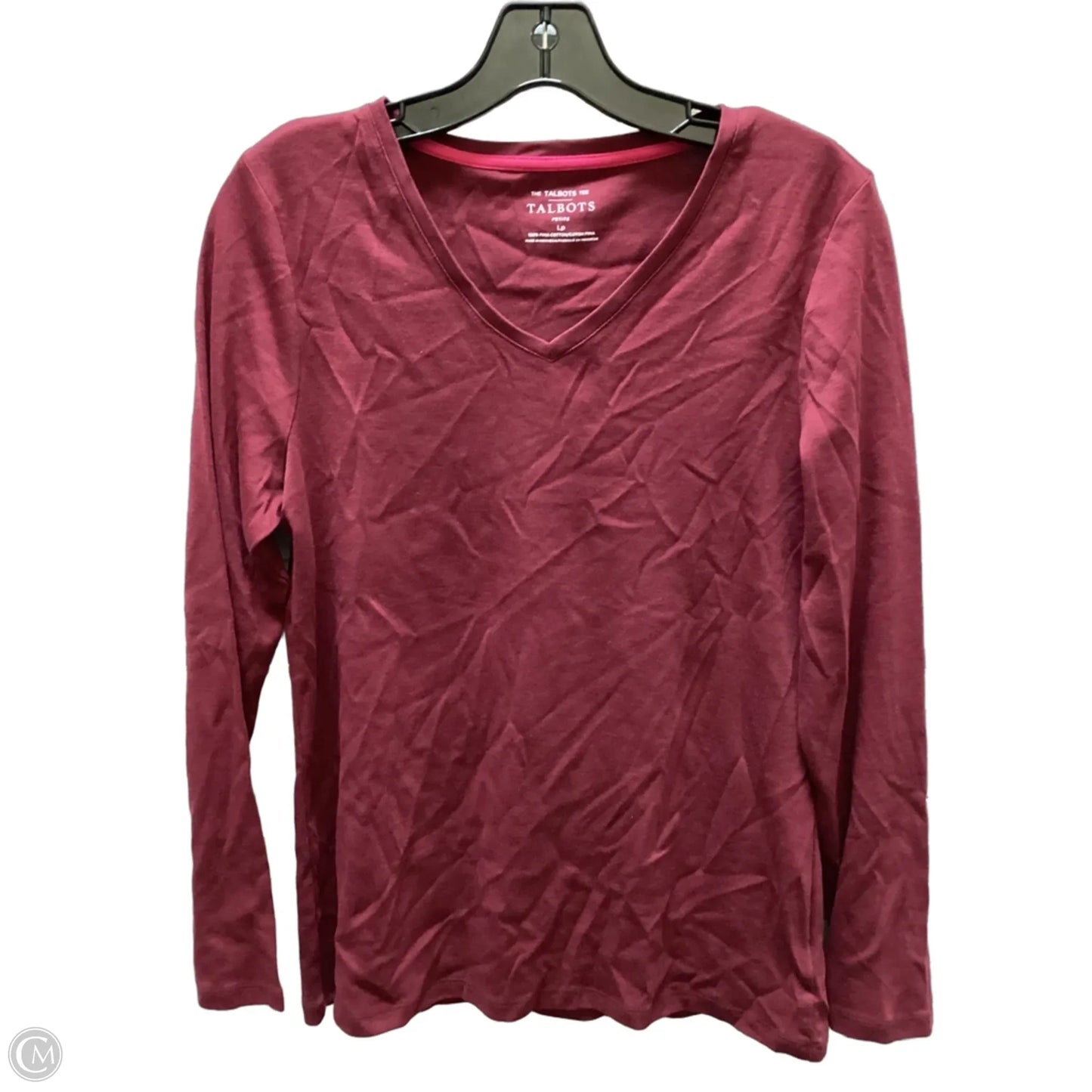 Top Long Sleeve By Talbots In Red, Size: Lp