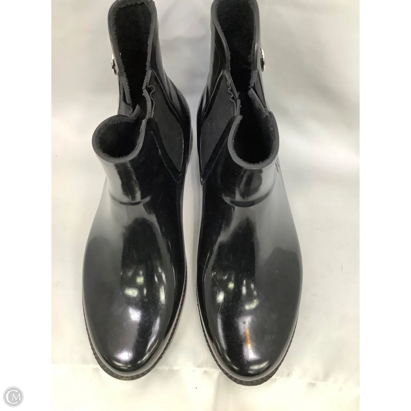 Boots Designer By Michael Kors In Black, Size: 8