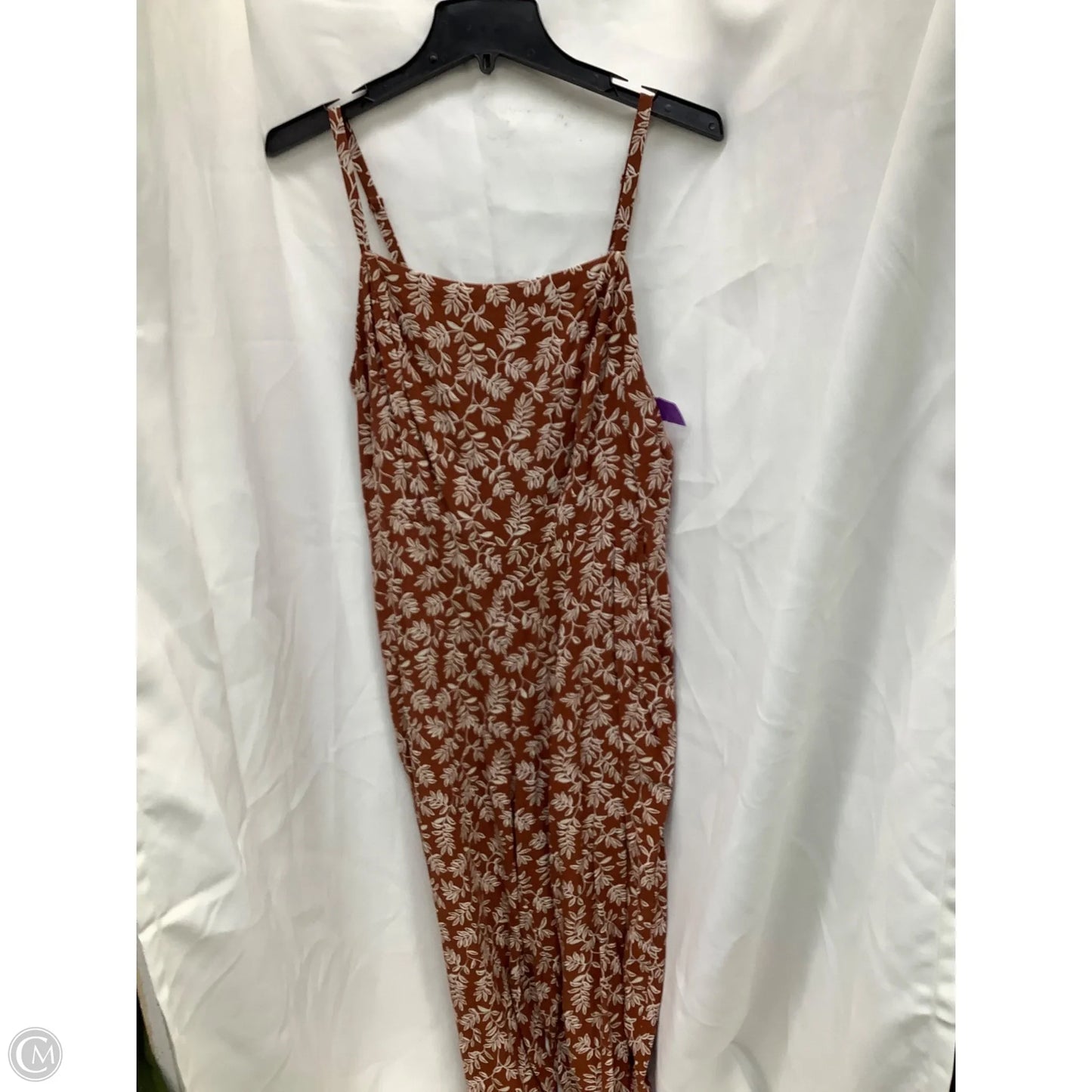 Jumpsuit By Old Navy In Brown & Cream, Size: L