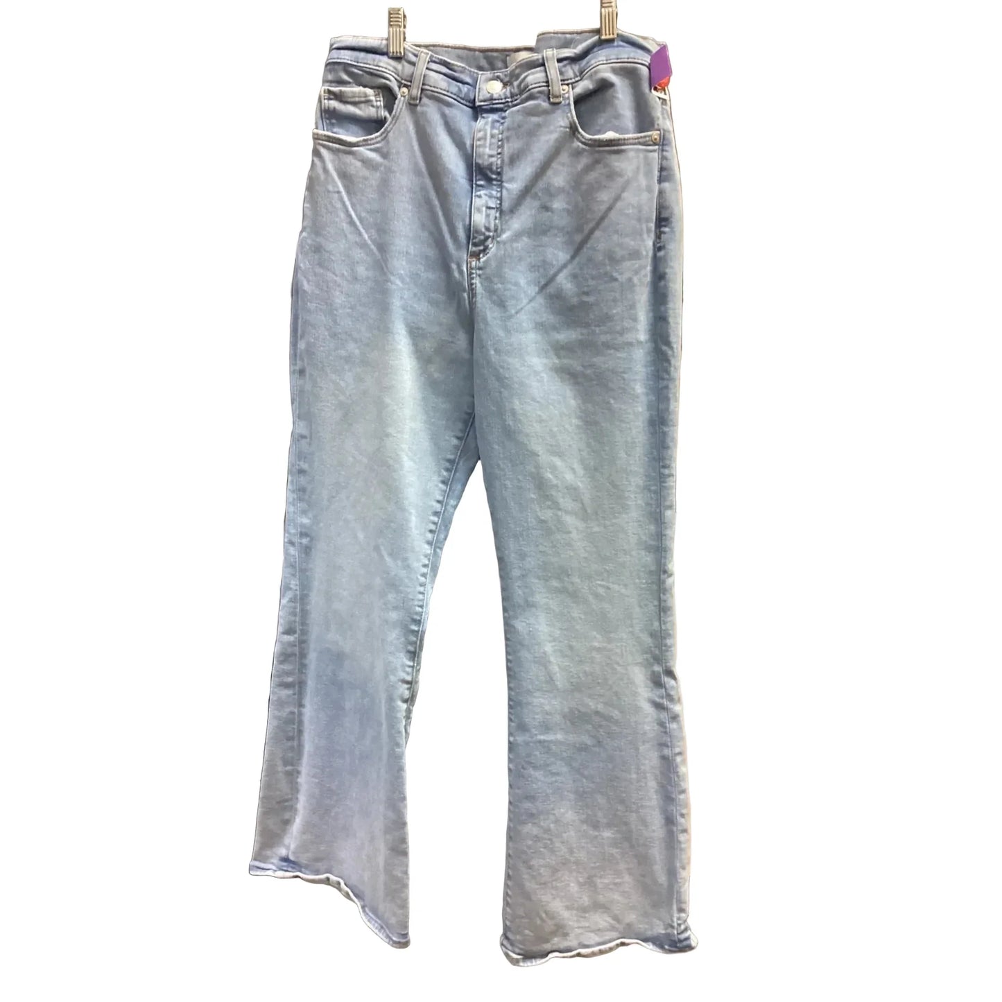 Jeans Boyfriend By Loft In Blue Denim, Size: 14