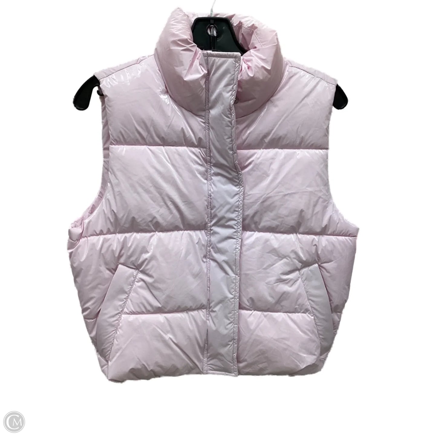 Vest Puffer & Quilted By Pink In Pink, Size: S