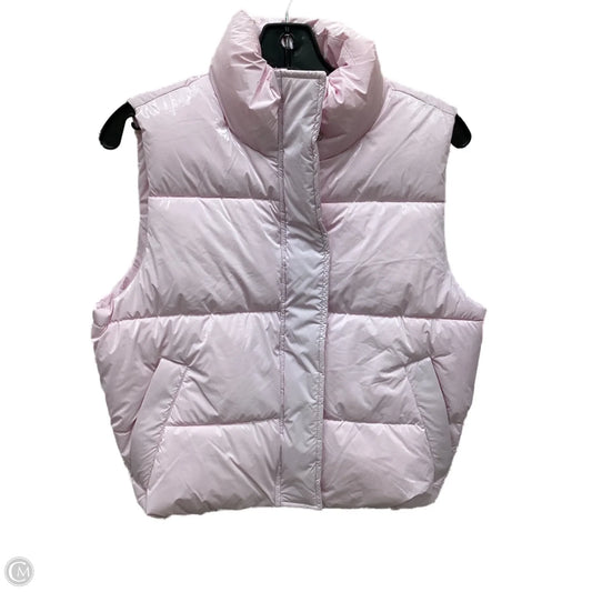 Vest Puffer & Quilted By Pink In Pink, Size: S