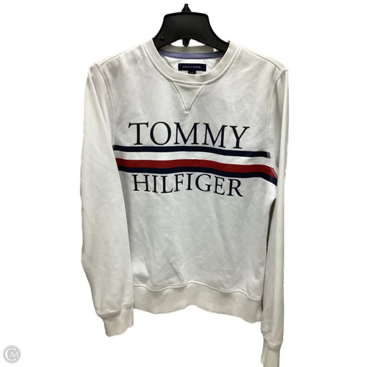 Sweatshirt Crewneck By Tommy Hilfiger In White, Size: Sp