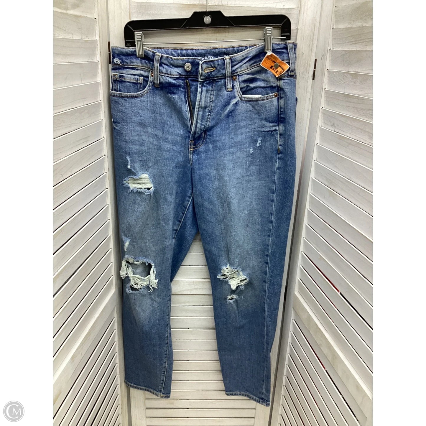 Jeans Straight By Old Navy In Blue Denim, Size: 6