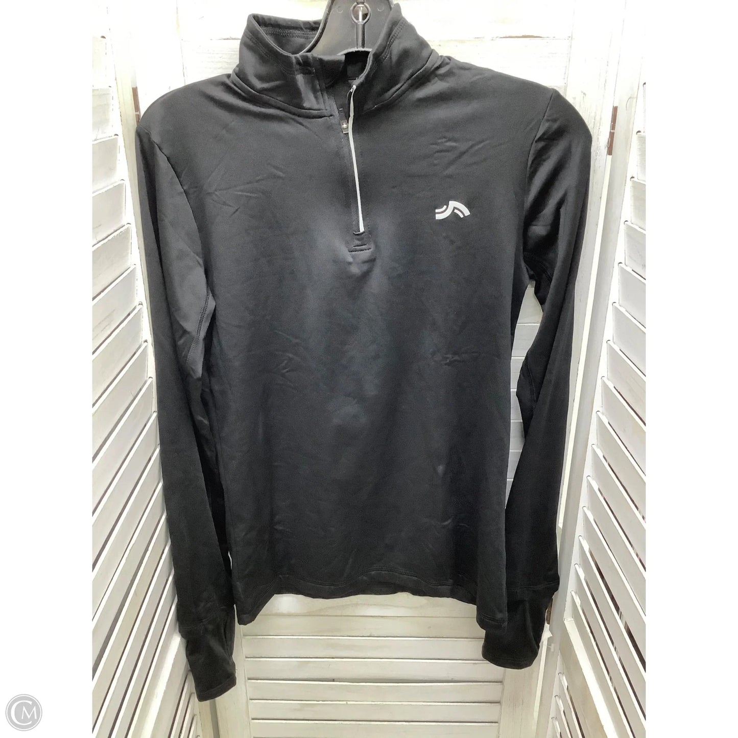 Athletic Jacket By Clothes Mentor In Black, Size: S