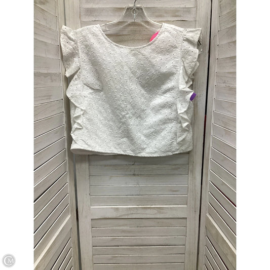 Top Sleeveless Designer By Lilly Pulitzer In White, Size: Xs