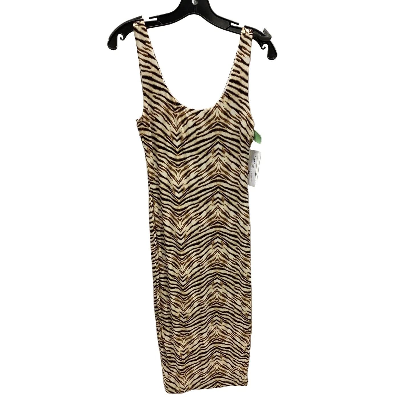 Dress Casual Midi By Bar Iii In Animal Print, Size: Xs