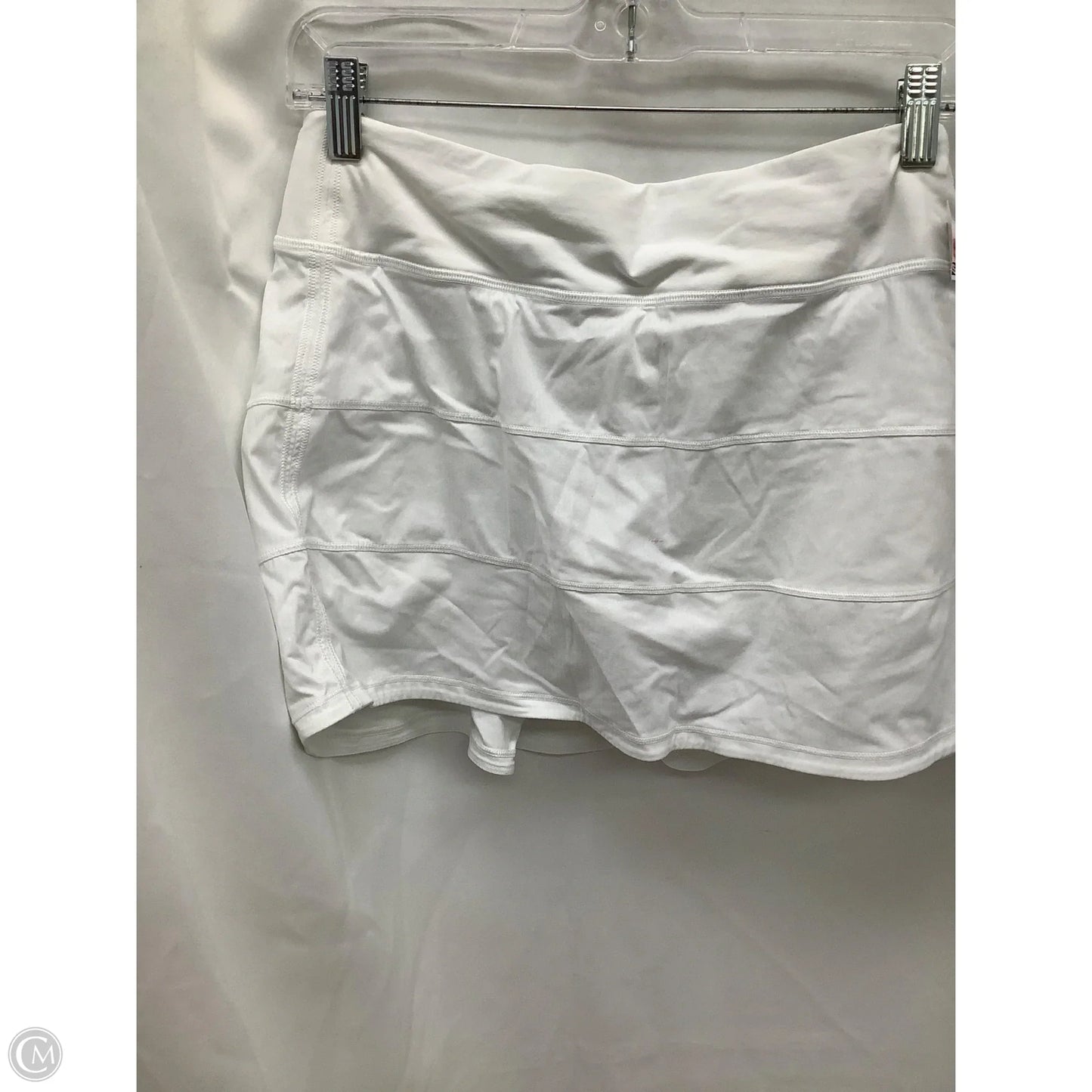 Athletic Skirt By Lululemon In White, Size: 8