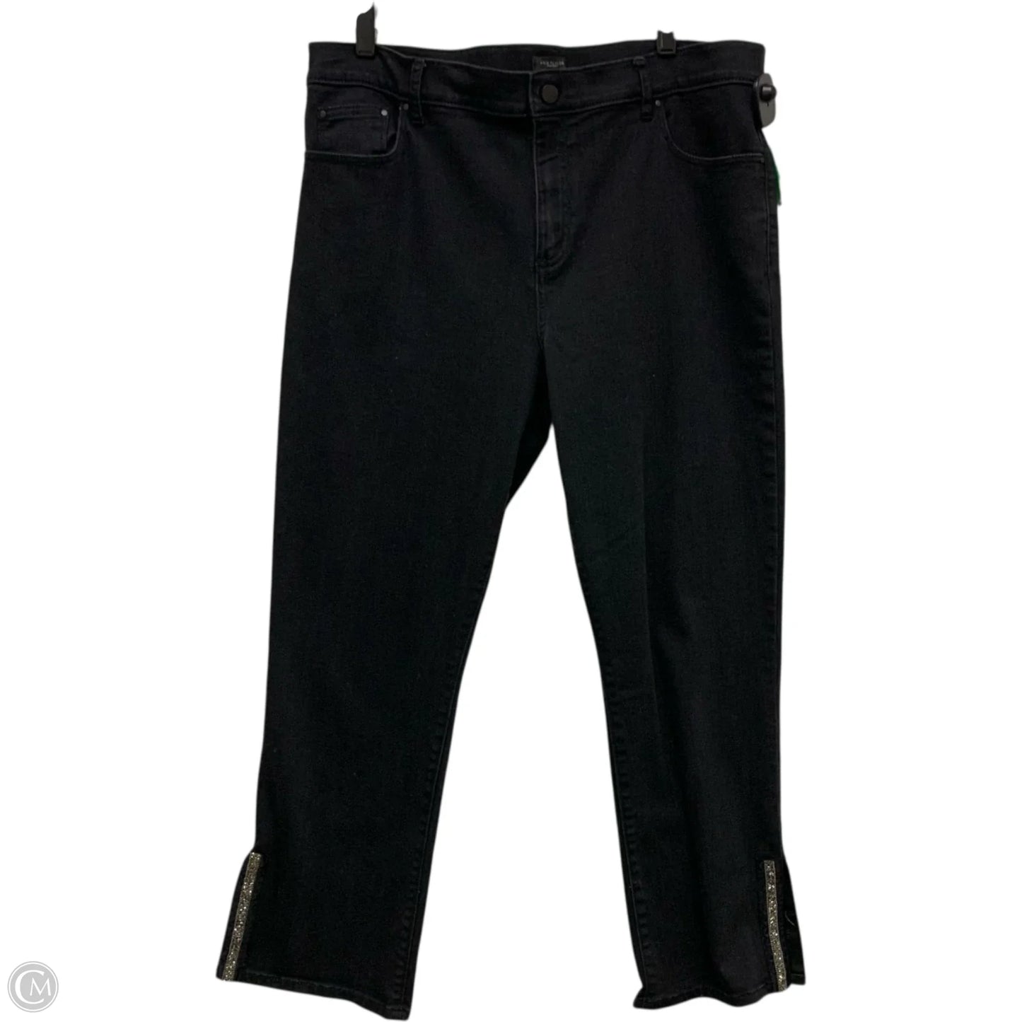 Jeans Boot Cut By Ann Taylor In Black Denim, Size: 14