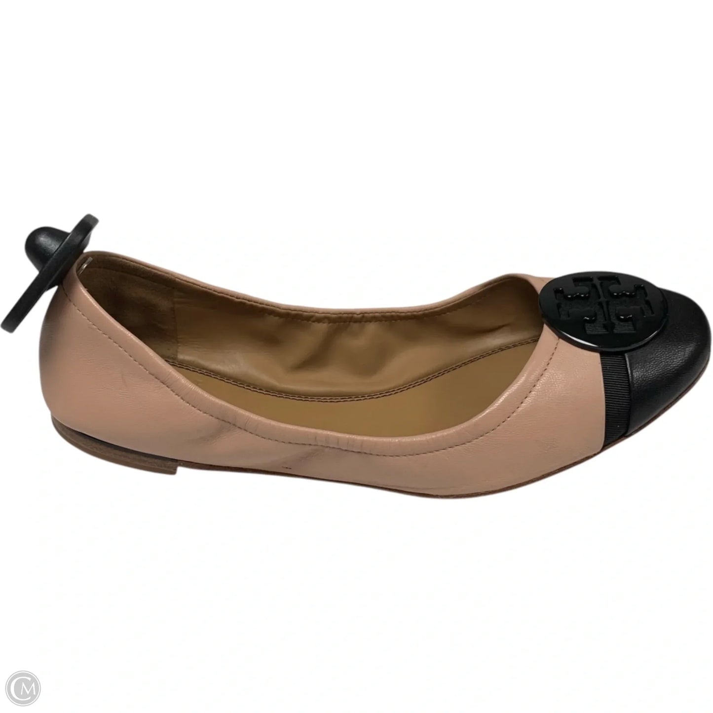 Shoes Designer By Tory Burch In Black & Pink, Size: 7.5