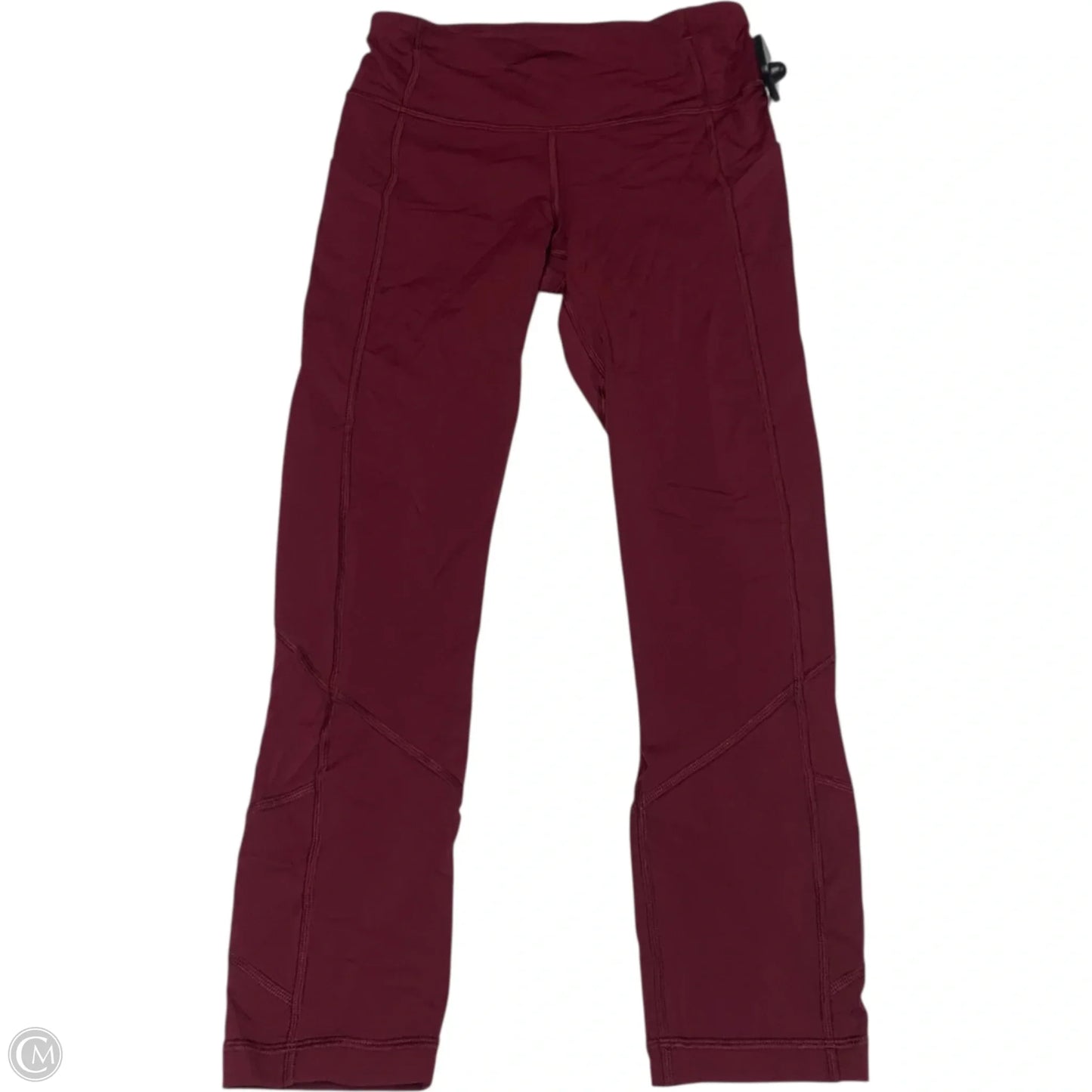 Athletic Leggings By Lululemon In Red, Size: Xs