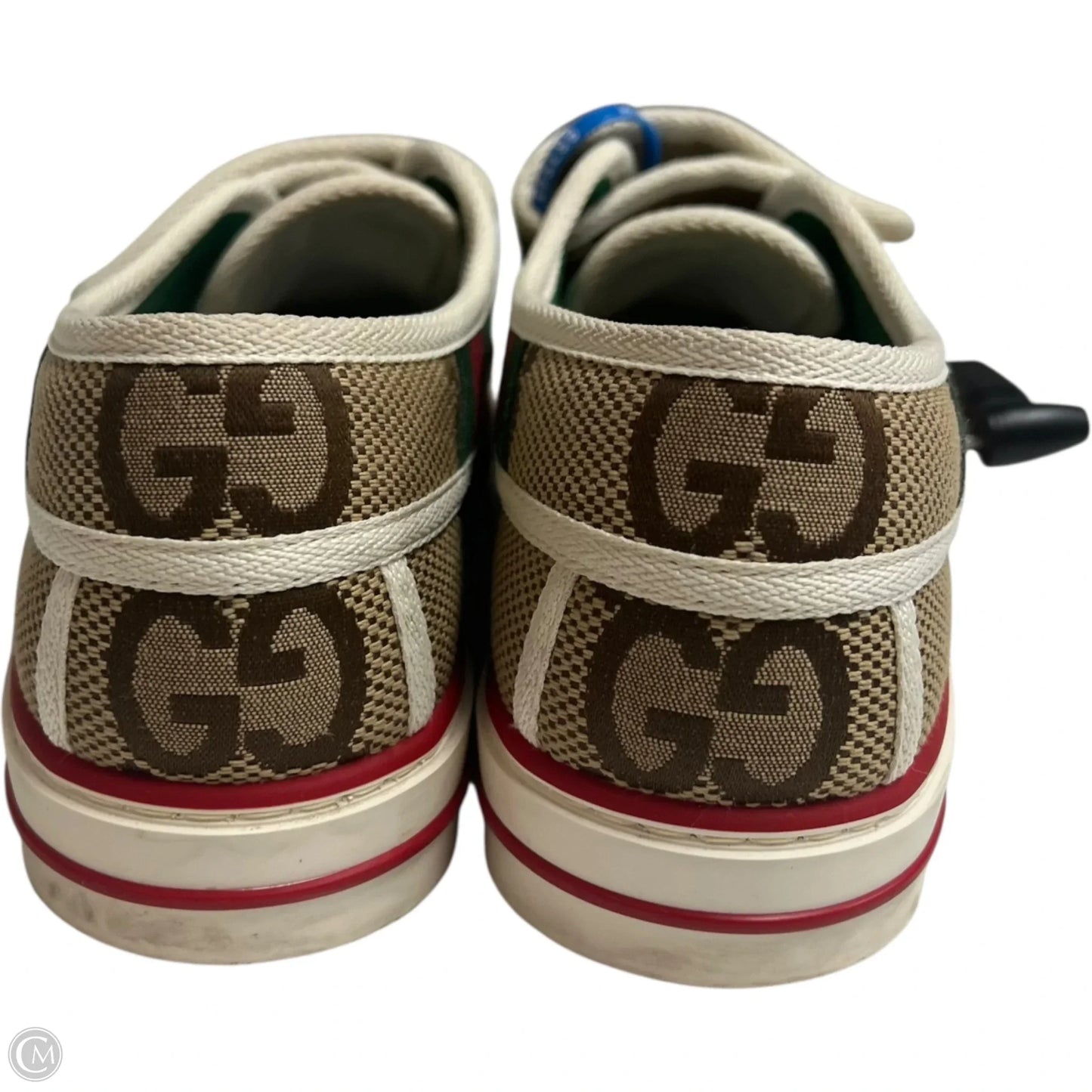 Shoes Luxury Designer By Gucci In Brown, Size: 7