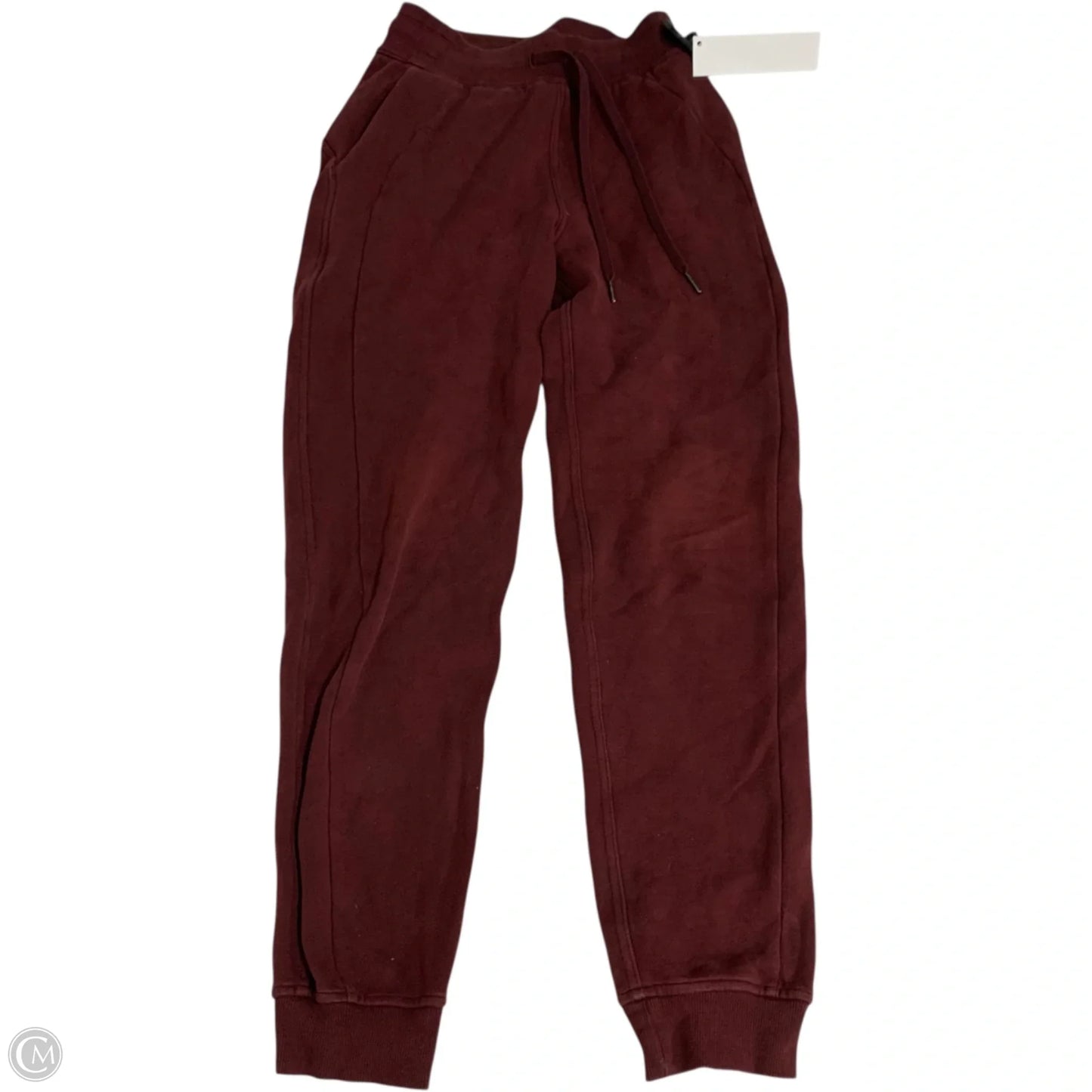 Athletic Pants By Lululemon In Red, Size: Xs