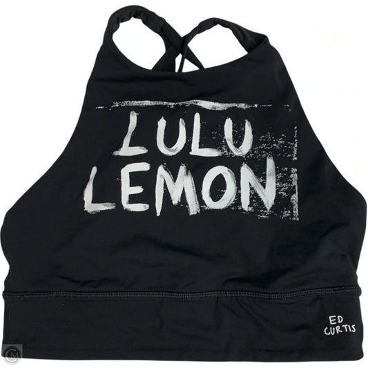 Athletic Bra By Lululemon In Black, Size: S