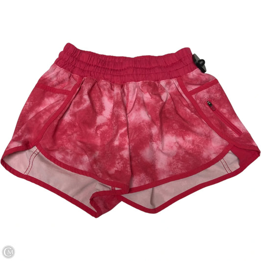 Athletic Shorts By Lululemon In Pink, Size: S