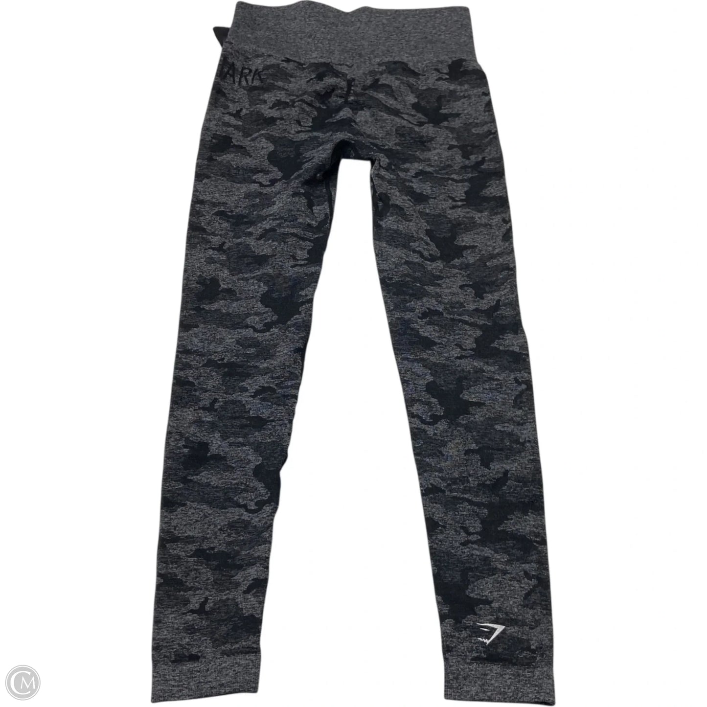 Athletic Leggings By Gym Shark In Black & Grey, Size: S