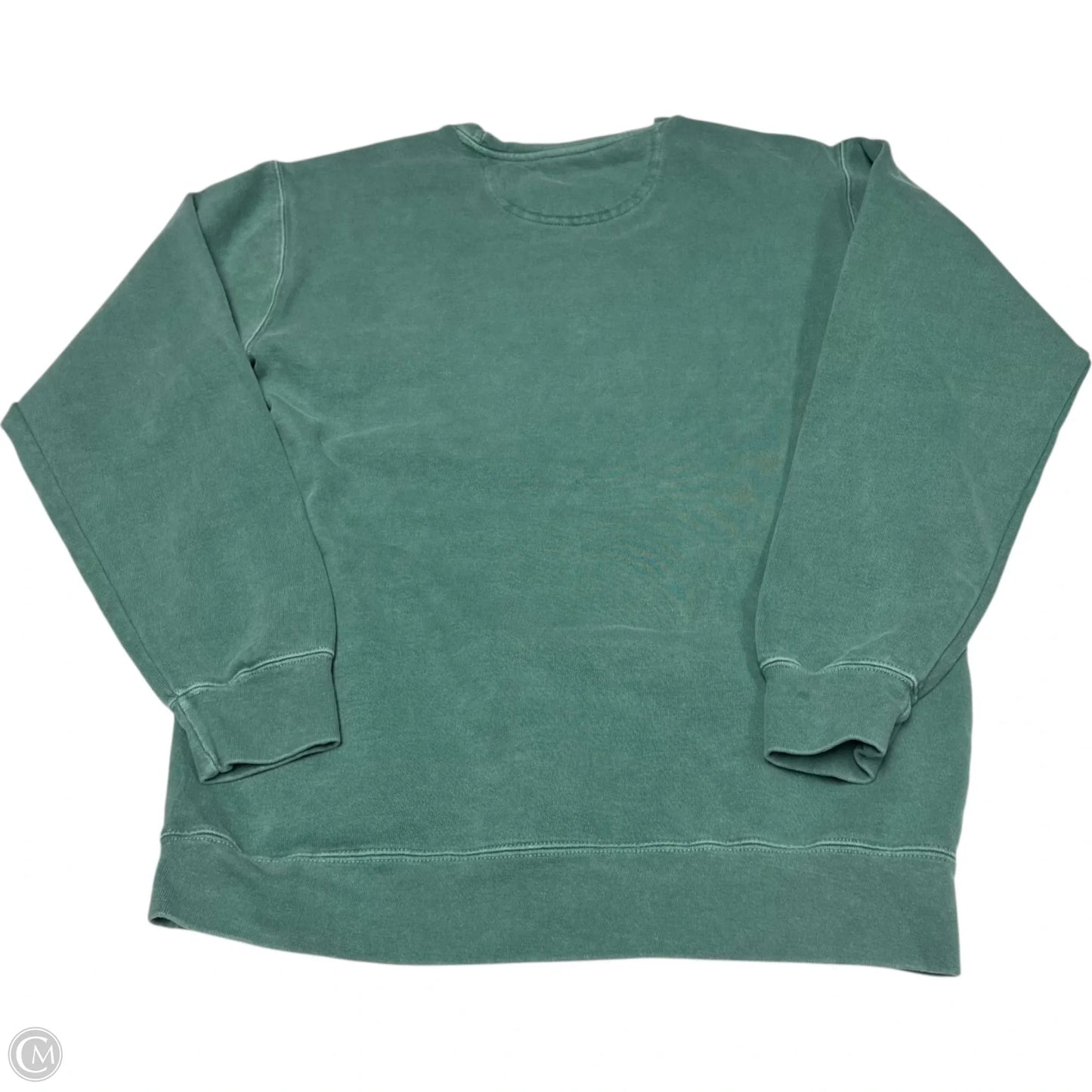 Sweatshirt Crewneck By Comfort Colors In Green, Size: S
