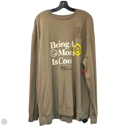 Sweatshirt Crewneck By Slyfox Threads In Green, Size: 2x