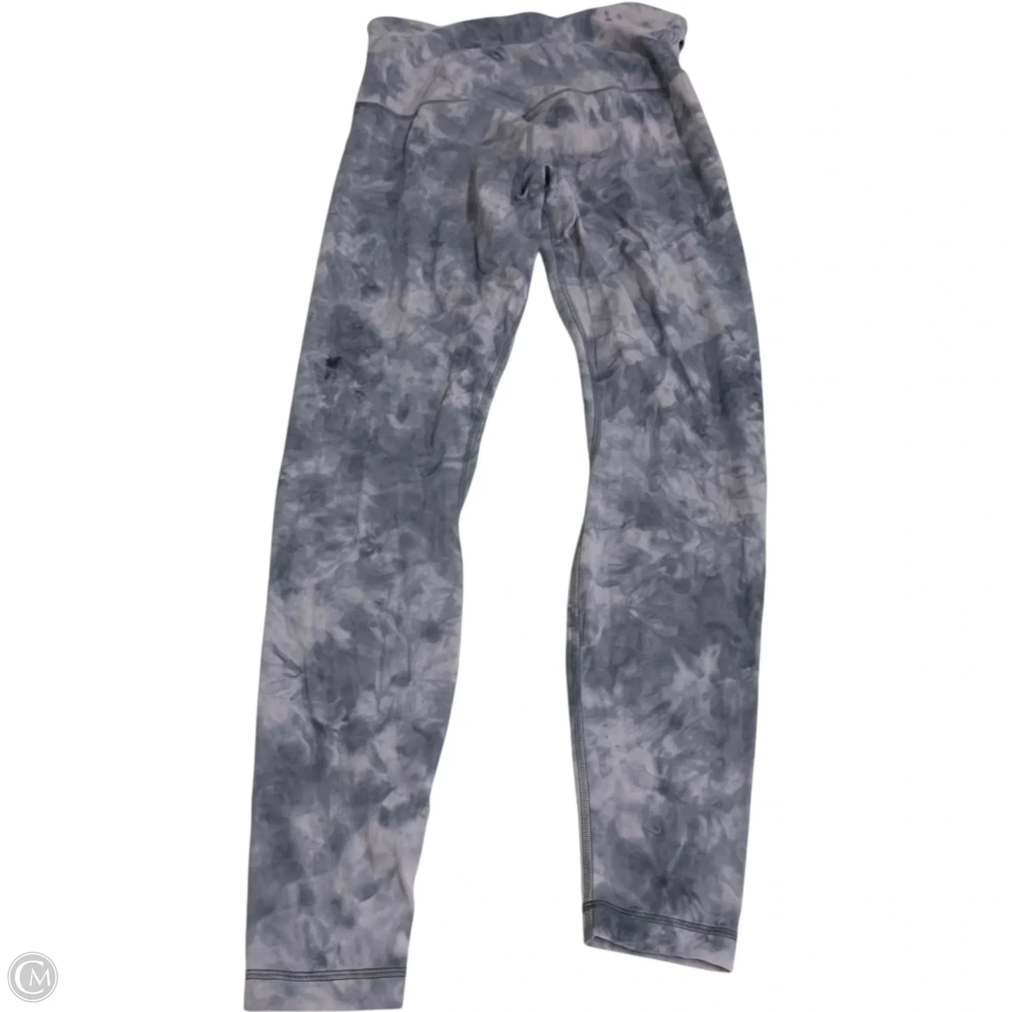 Athletic Leggings By Lululemon In Tie Dye Print, Size: M