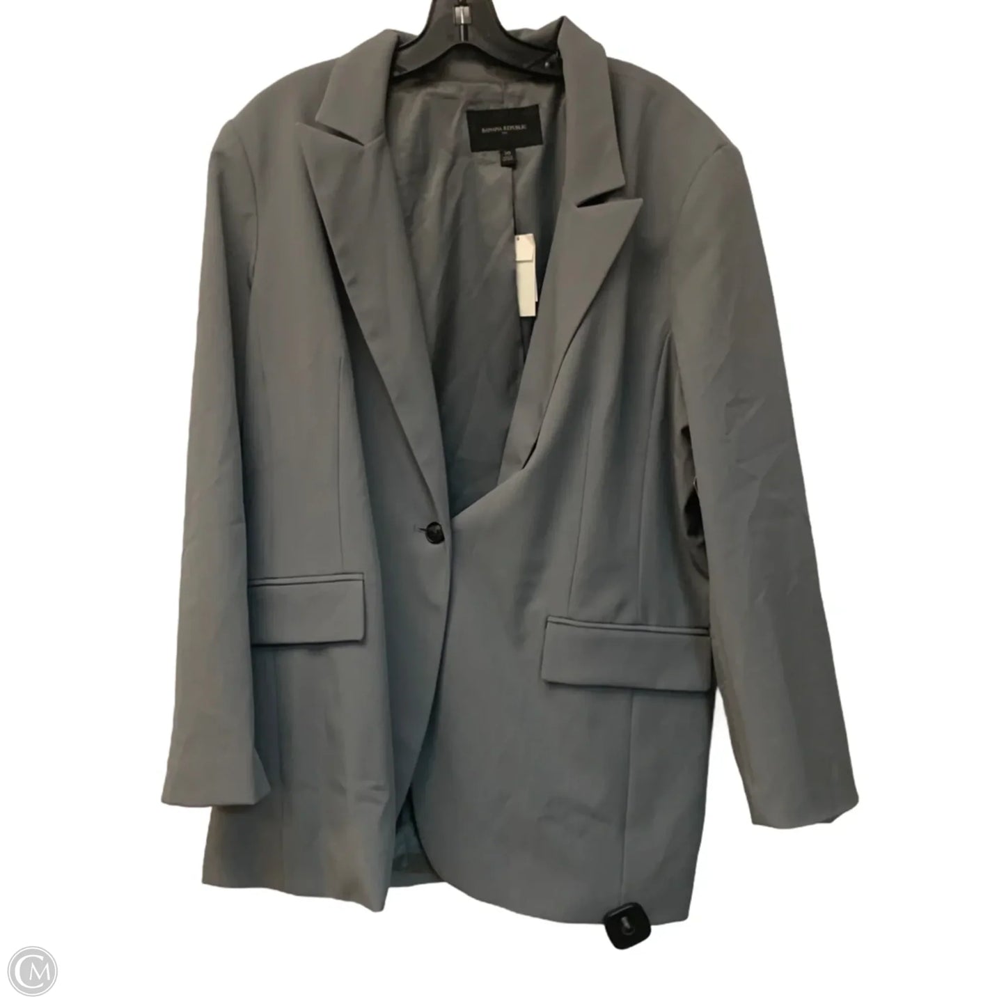 Blazer By Banana Republic In Grey, Size: 2x
