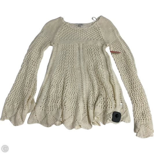 Sweater By Charming Charlie In Cream, Size: M