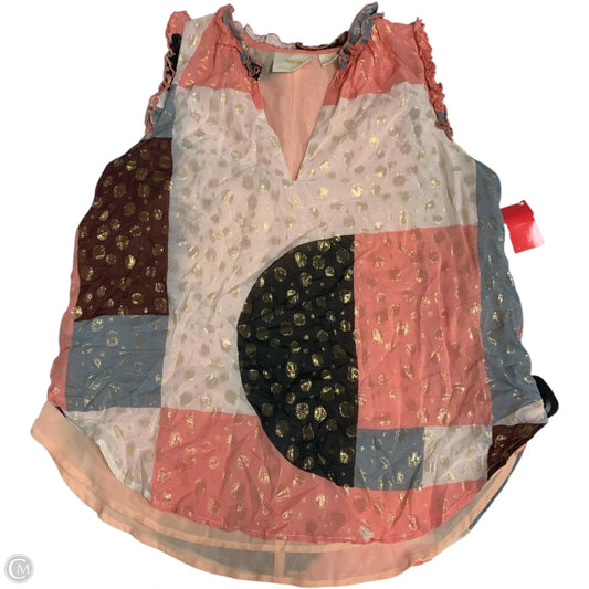 Blouse Sleeveless By Maeve In Multi-colored, Size: M