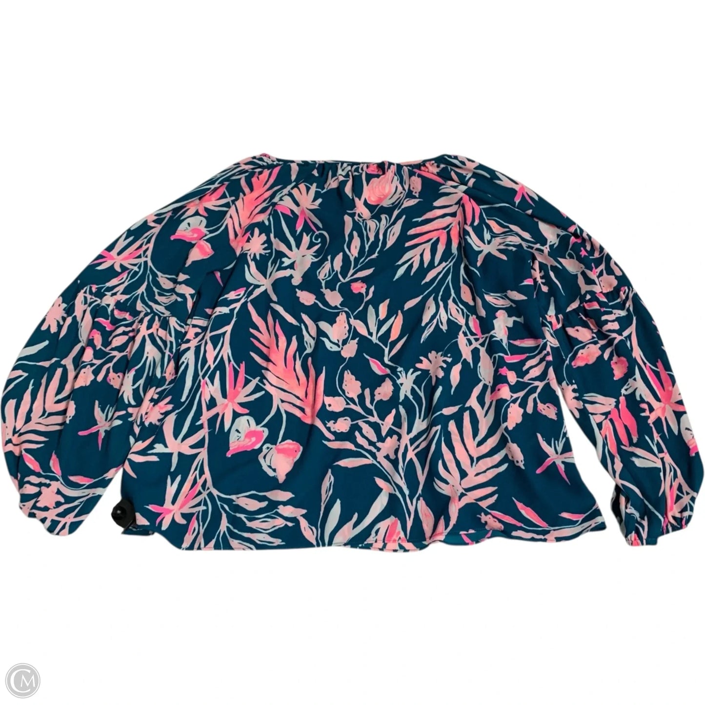 Blouse Designer By Lilly Pulitzer In Blue, Size: M