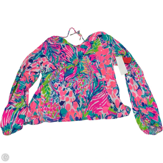 Top Long Sleeve Designer By Lilly Pulitzer In Multi-colored, Size: S