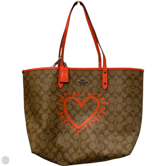 Tote Designer By Coach, Size: Large