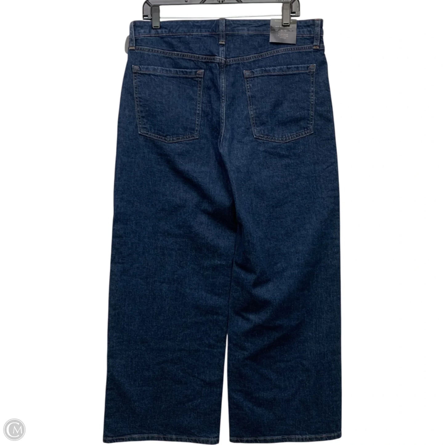 Jeans Wide Leg By Banana Republic In Blue Denim, Size: 12